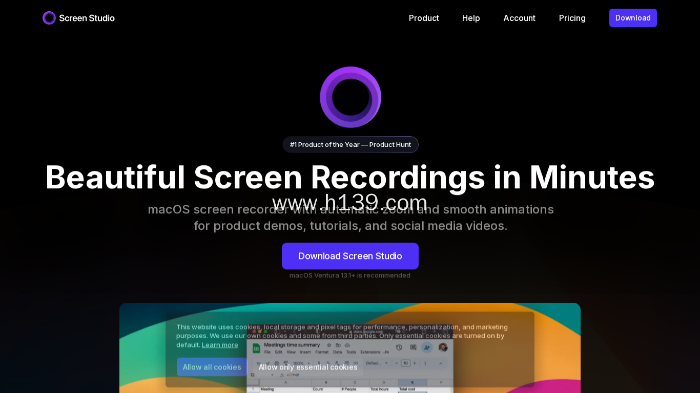 Screen Studio屏幕录制
