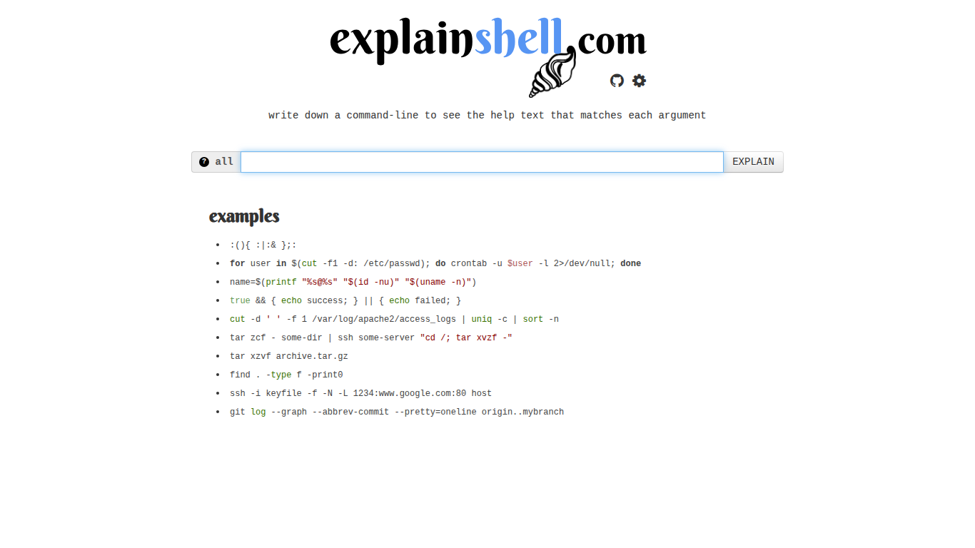 explainshell.com