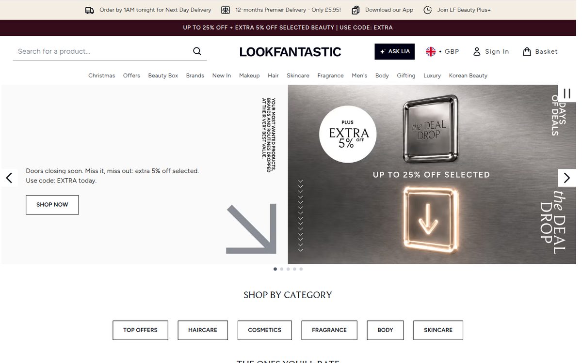 LOOKFANTASTIC