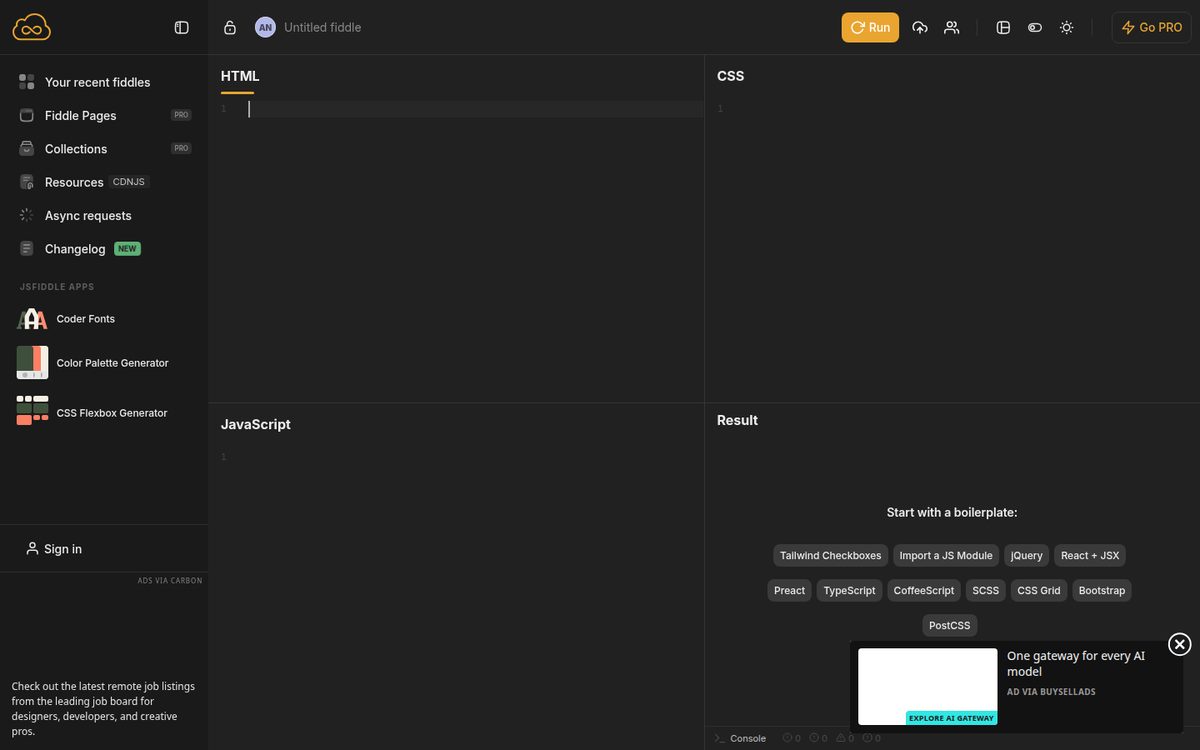 JSFiddle